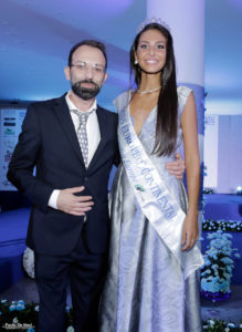 Donato Cellamare con Miss Europe Continental 2016
