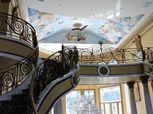 Diego Bormida Artist  Villa Bellissima UTAH Sandy Salt lake city Ceiling hercules soffitto masterpiece dipinto 03a  