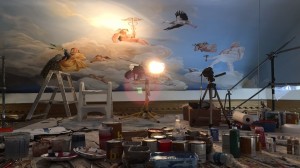 Diego Bormida Artist  Villa Bellissima UTAH Sandy Salt lake city Ceiling hercules soffitto masterpiece dipinto 03aaaaa   