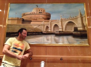 Diego Bormida Artist Regal Princess Roma Oil canvas 02a  