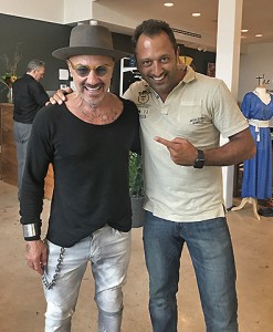 Gianluca Vacchi e Diego Bormida, miami beach, artista   