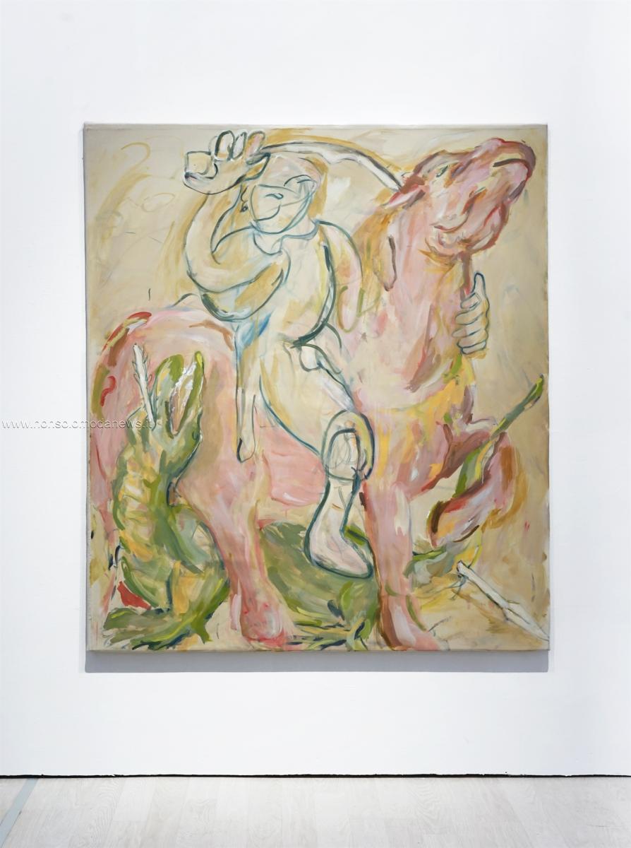 Letizia-Lucchetti-San-giorgio-a-lavoro-2-olio-su-tela-160x140-cm